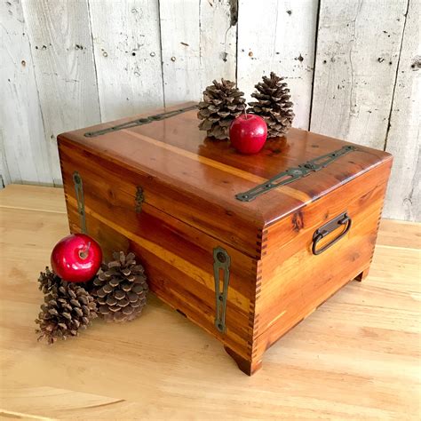 rustic wooden storage boxes